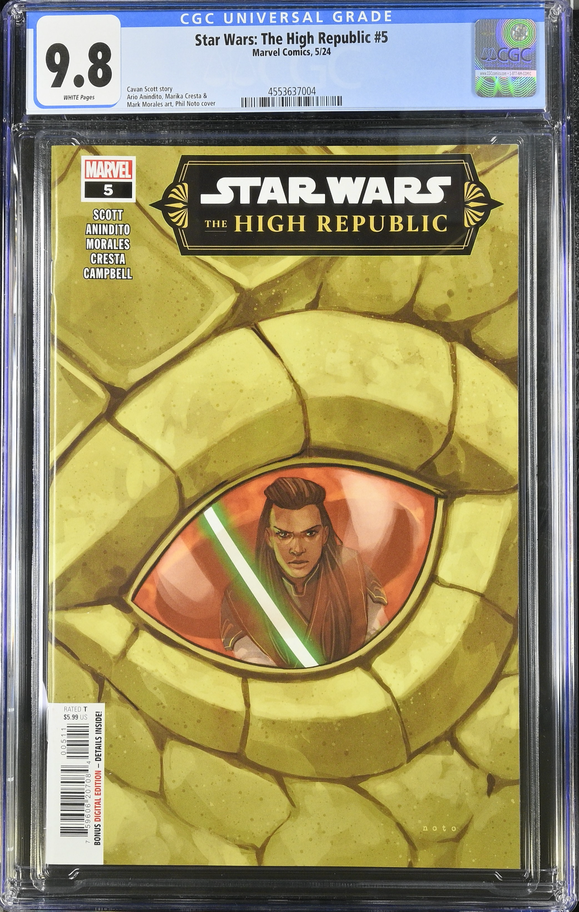 Star Wars: The High Republic (Phase III) #5 CGC 9.8