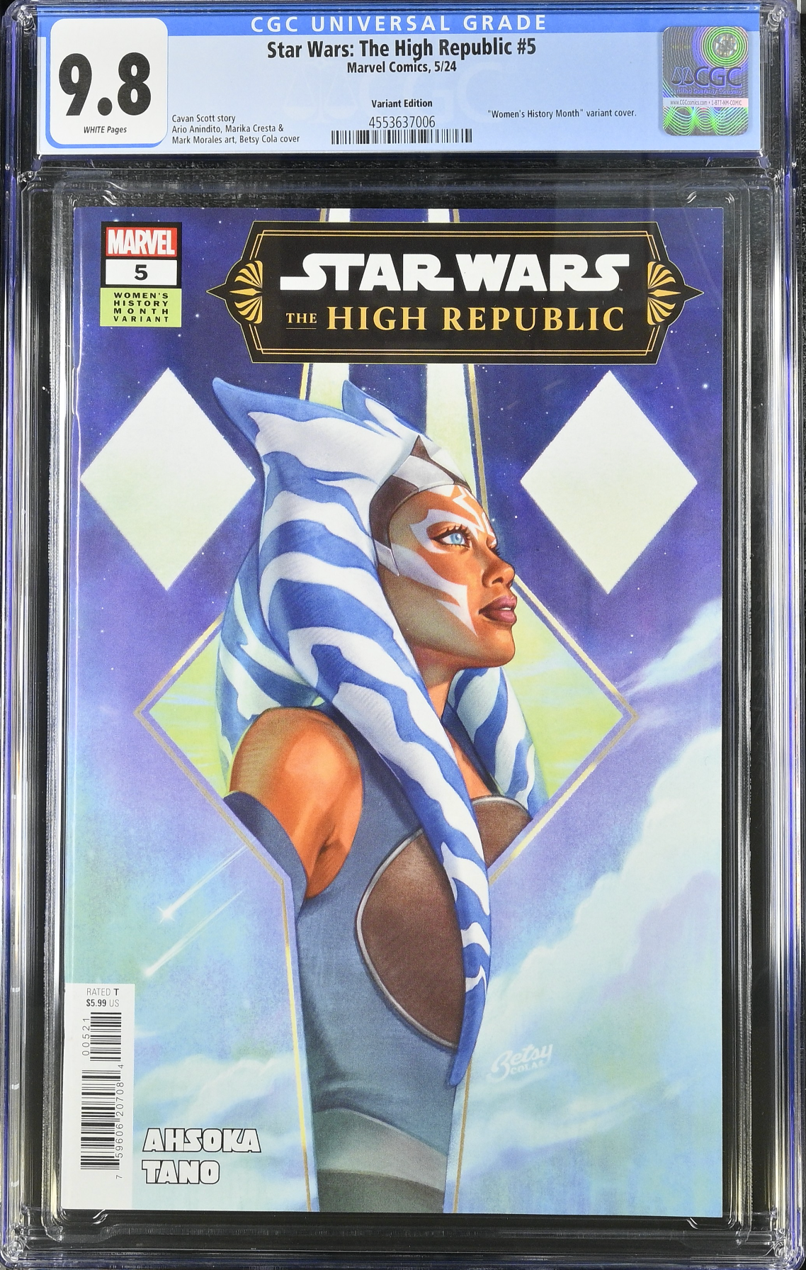 Star Wars: The High Republic (Phase III) #5 Cola Variant CGC 9.8