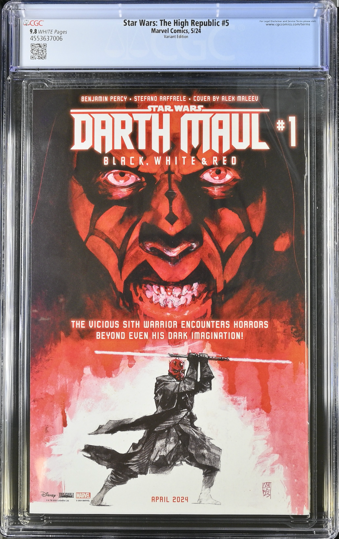 Star Wars: The High Republic (Phase III) #5 Cola Variant CGC 9.8