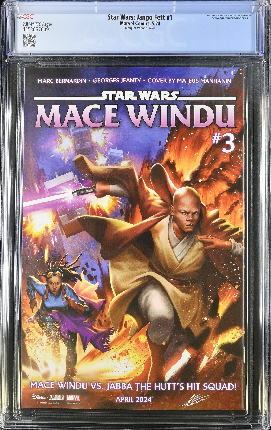 Star Wars: Jango Fett #1 Marquez 1:25 Retailer Incentive Variant CGC 9.8