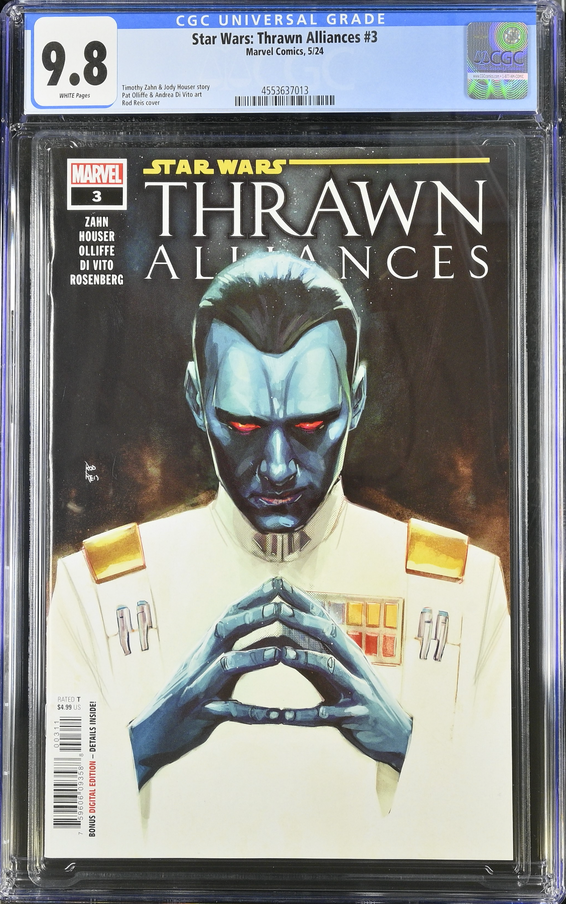 Star Wars: Thrawn Alliances #3 CGC 9.8