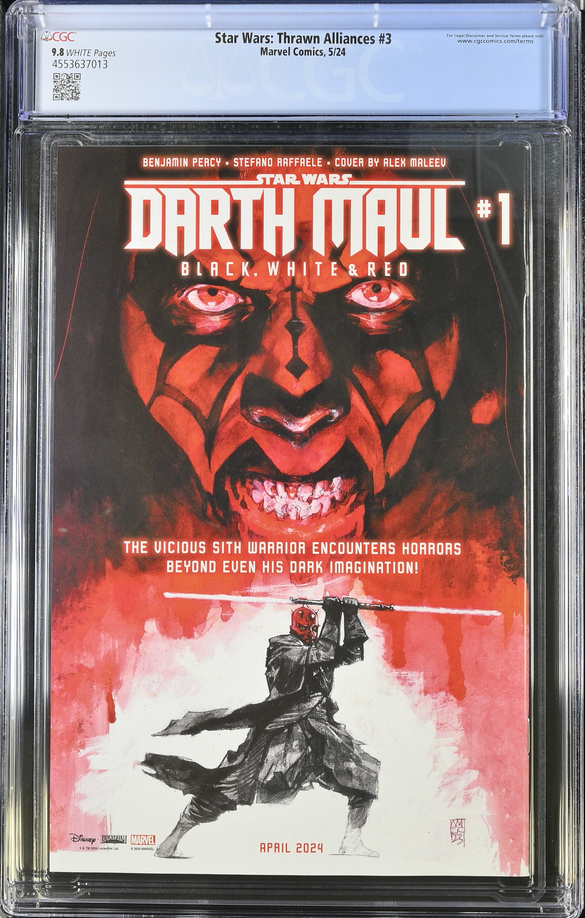 Star Wars: Thrawn Alliances #3 CGC 9.8