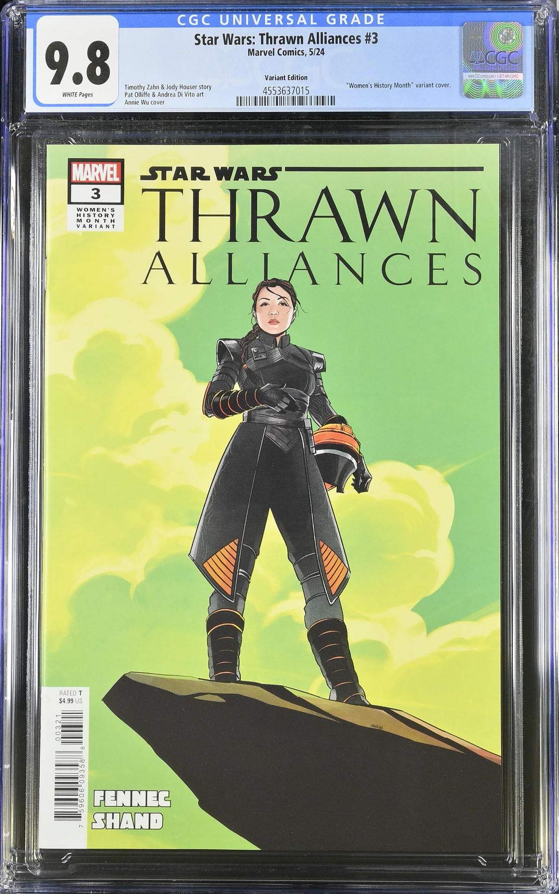 Star Wars: Thrawn Alliances #3 Wu Variant CGC 9.8