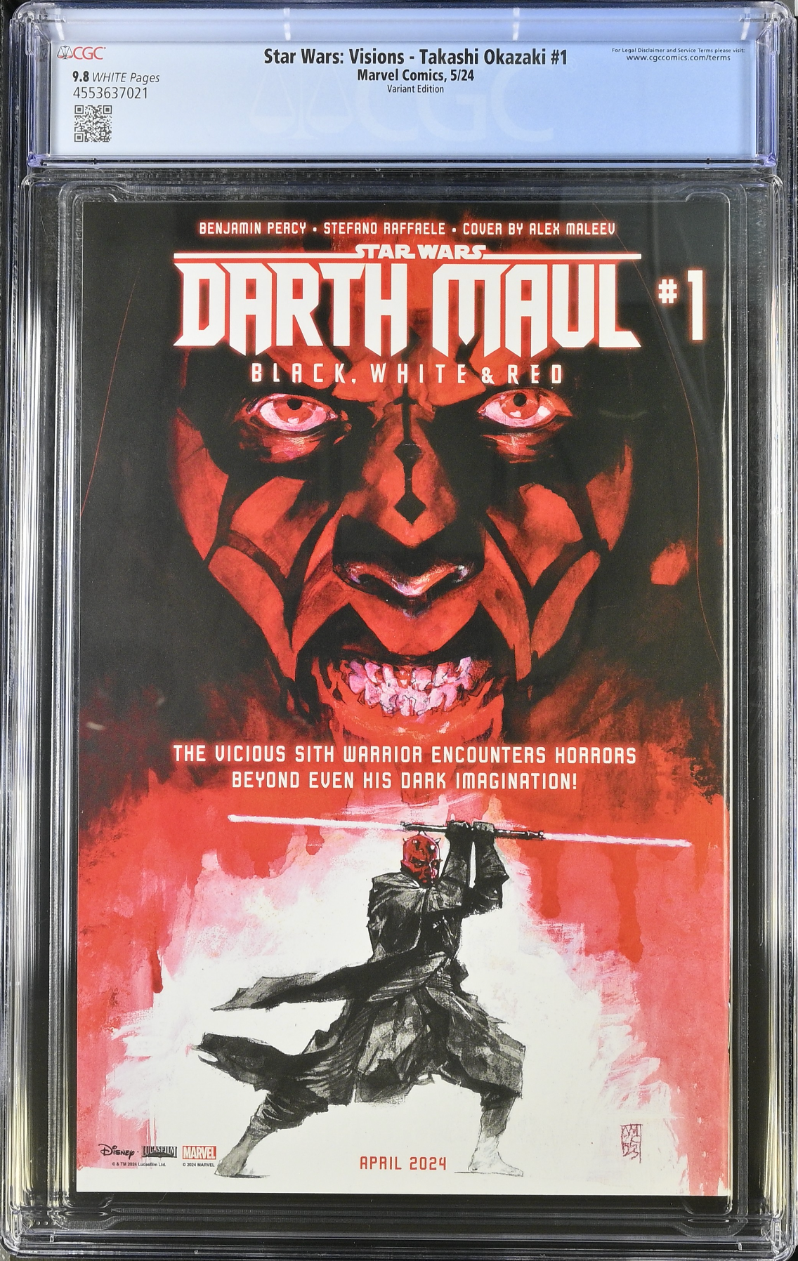 Star Wars: Visions - Takashi Okazaki #1 Momoko Variant CGC 9.8