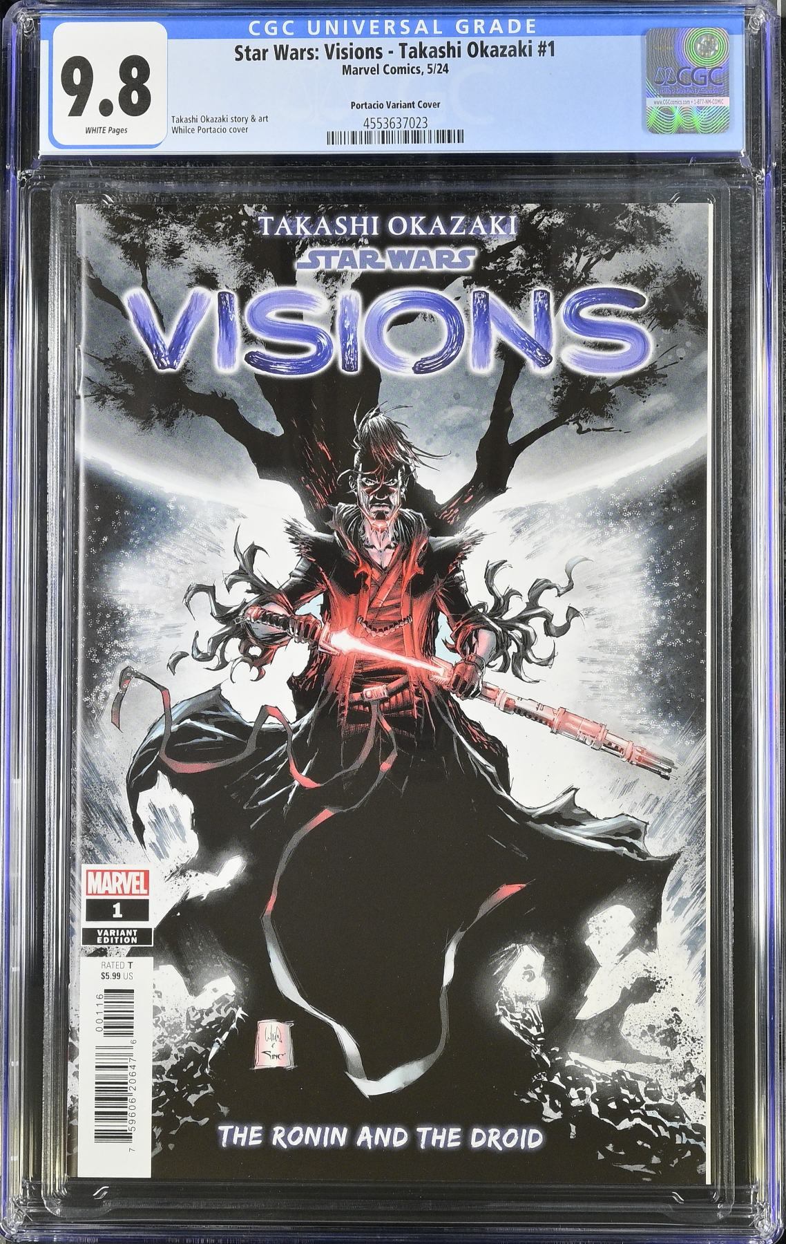 Star Wars: Visions - Takashi Okazaki #1 Portacio 1:25 Retailer Incentive Variant CGC 9.8