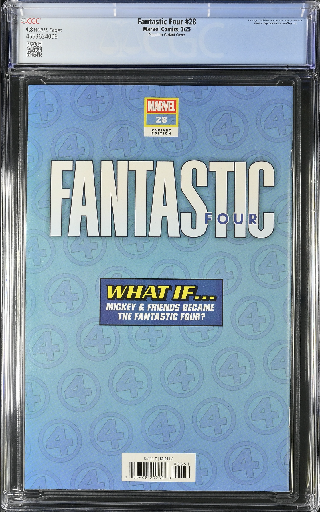 Fantastic Four #28 Disney Variant CGC 9.8