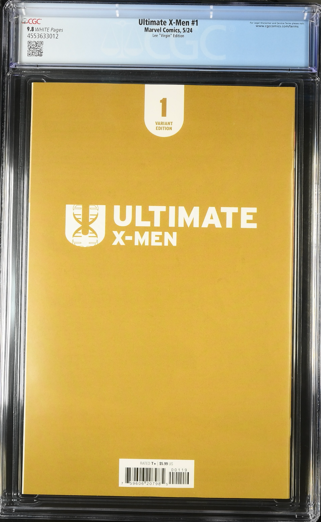 Ultimate X-Men #1 InHyuk Lee 1:100 Virgin Retailer Incentive Variant CGC 9.8