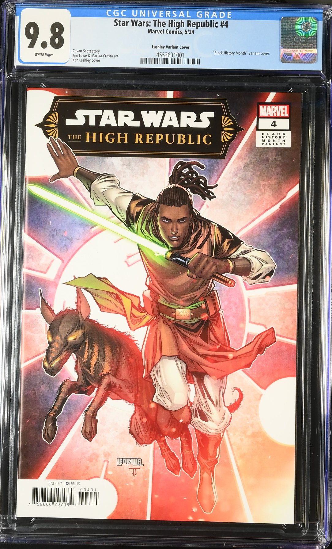 Star Wars: The High Republic (Phase III) #4 Lashley Variant CGC 9.8