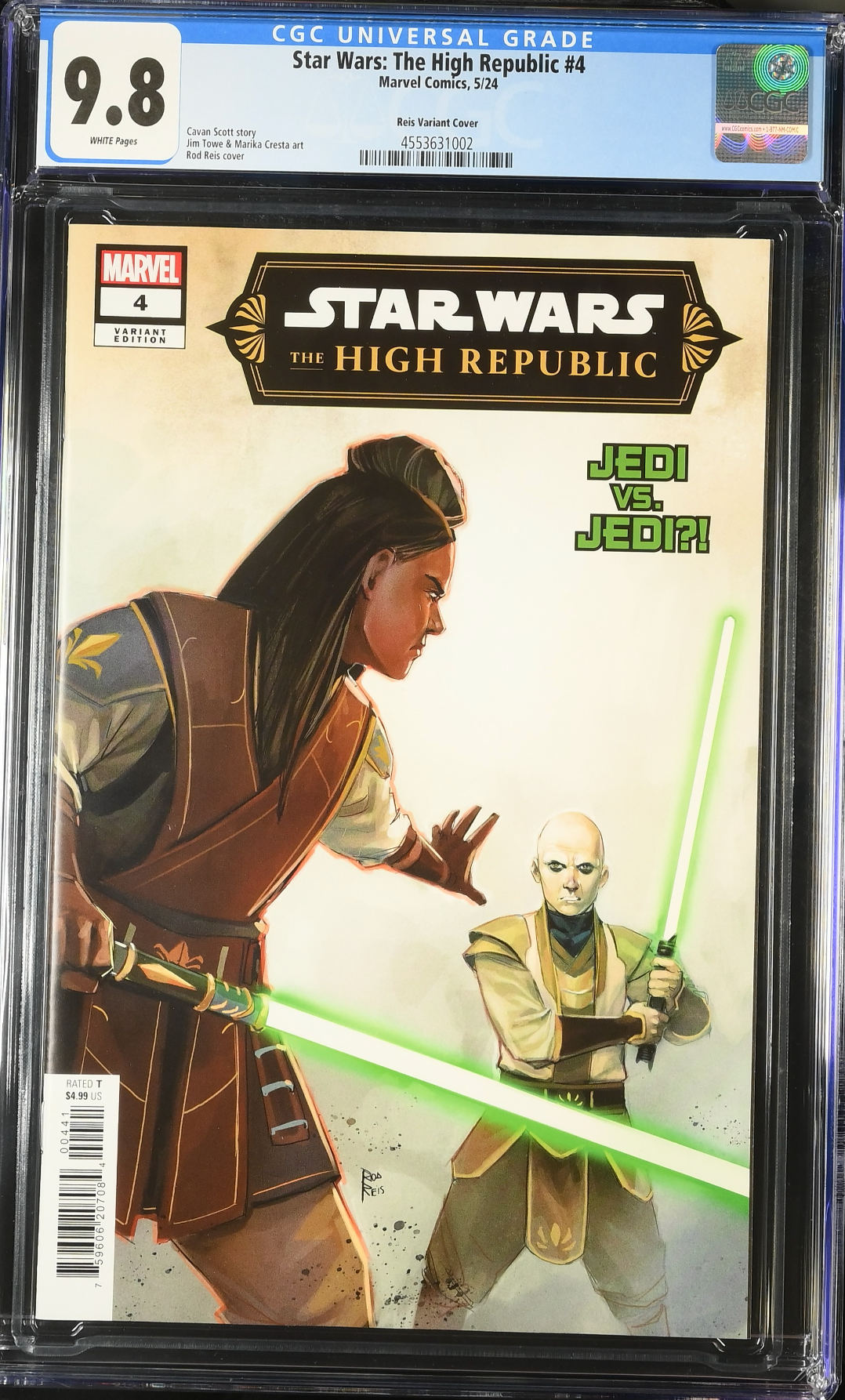 Star Wars: The High Republic (Phase III) #4 Reis Variant CGC 9.8