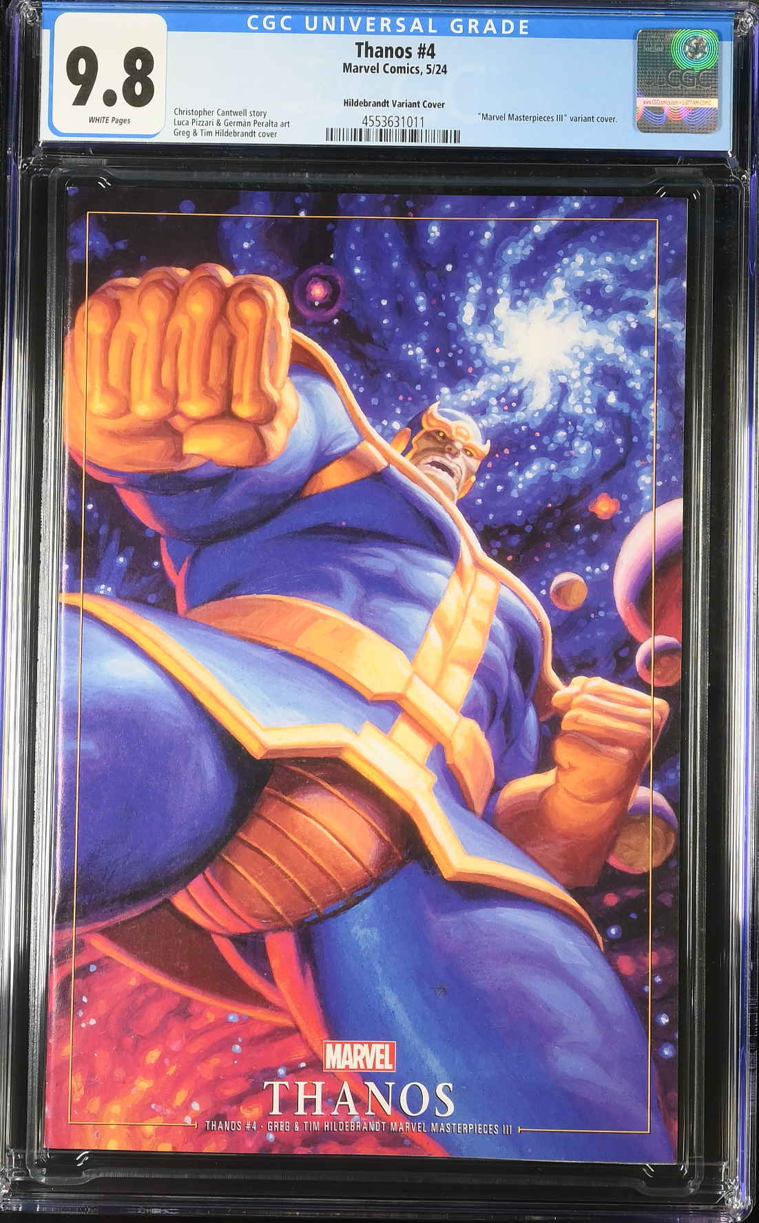 Thanos #4 Hildebrandt Variant CGC 9.8