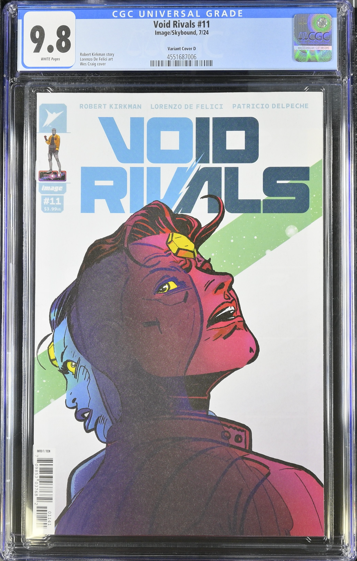 Void Rivals #11 Craig 1:25 Retailer Incentive Variant CGC 9.8