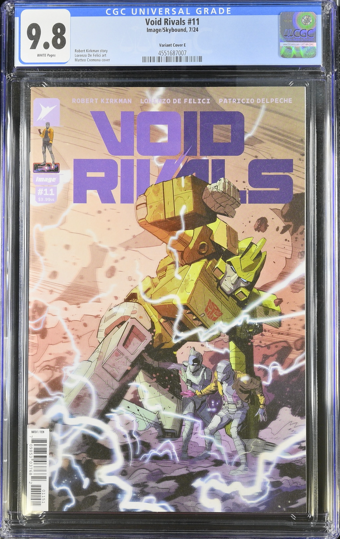 Void Rivals #11 Cremona 1:50 Retailer Incentive Variant CGC 9.8