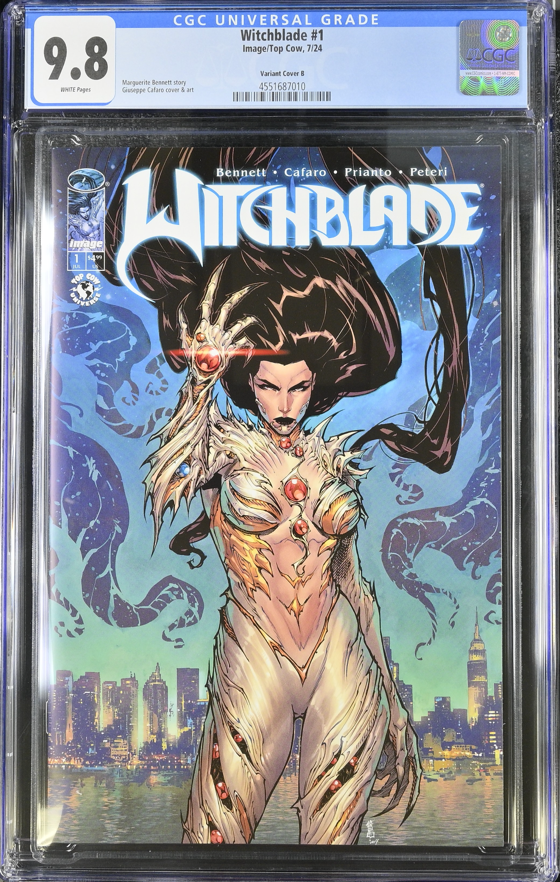 Witchblade #1 Carafo Variant CGC 9.8