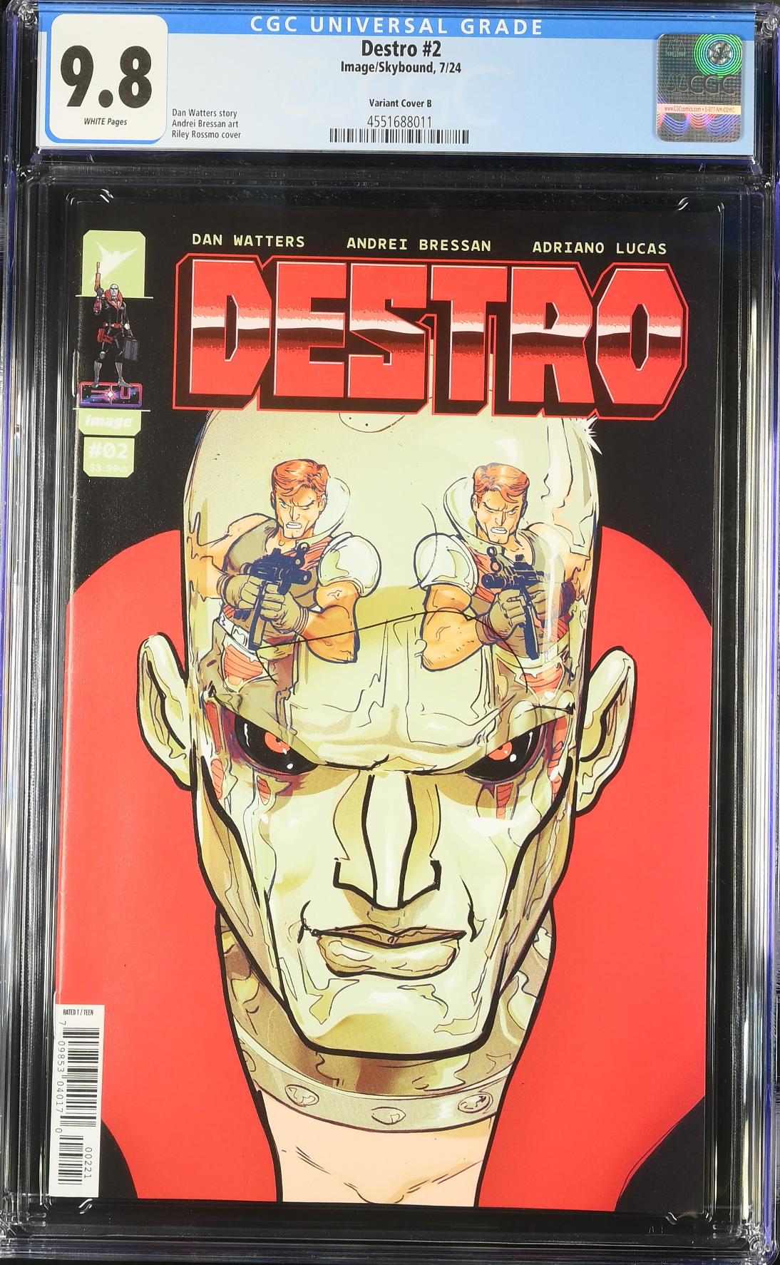 Destro #2 Rossmo Variant CGC 9.8