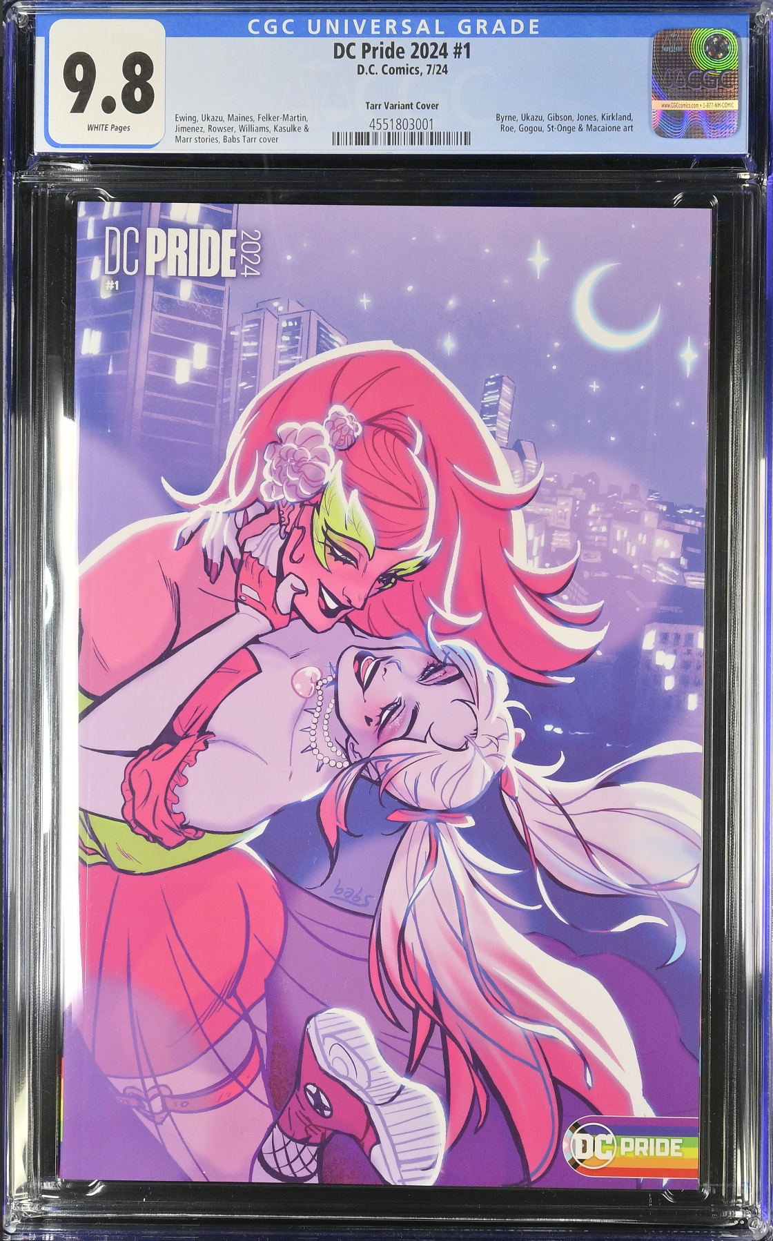 DC Pride 2024 #1 Tarr Variant CGC 9.8