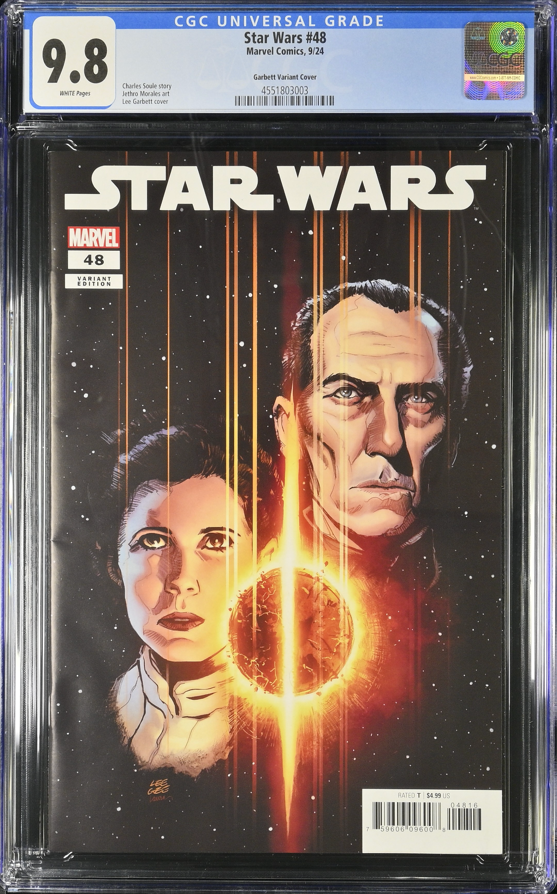 Star Wars #48 Garbett 1:25 Retailer Incentive Variant CGC 9.8