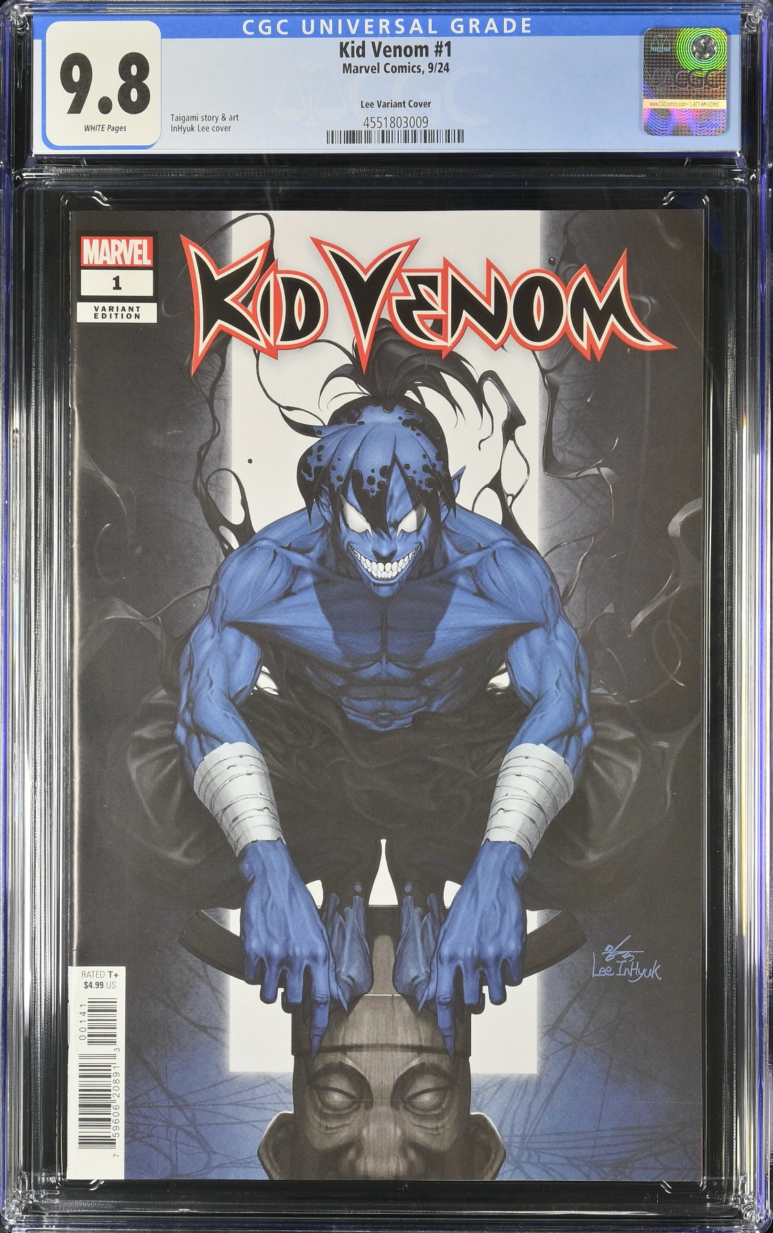 Kid Venom #1 InHyuk Lee Variant CGC 9.8