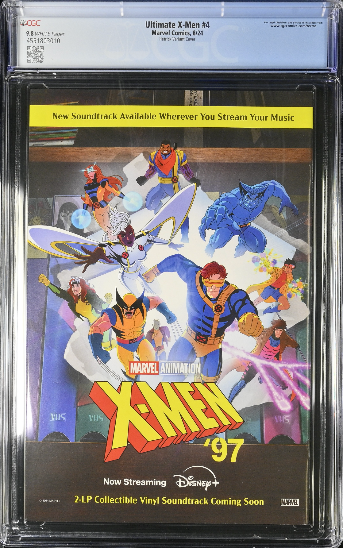 Ultimate X-Men #4 Hetrick Variant CGC 9.8