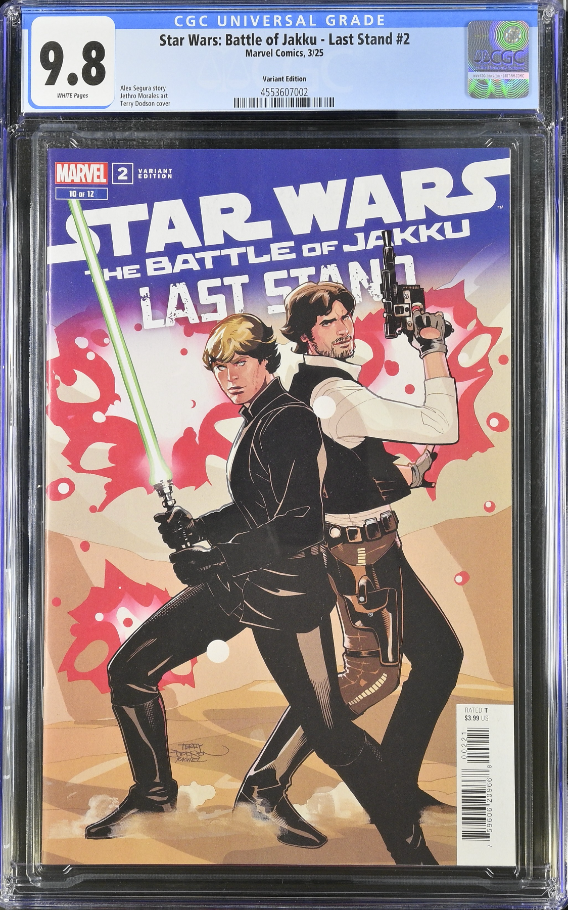 Star Wars: The Battle of Jakku - Last Stand #2 Dodson Variant CGC 9.8