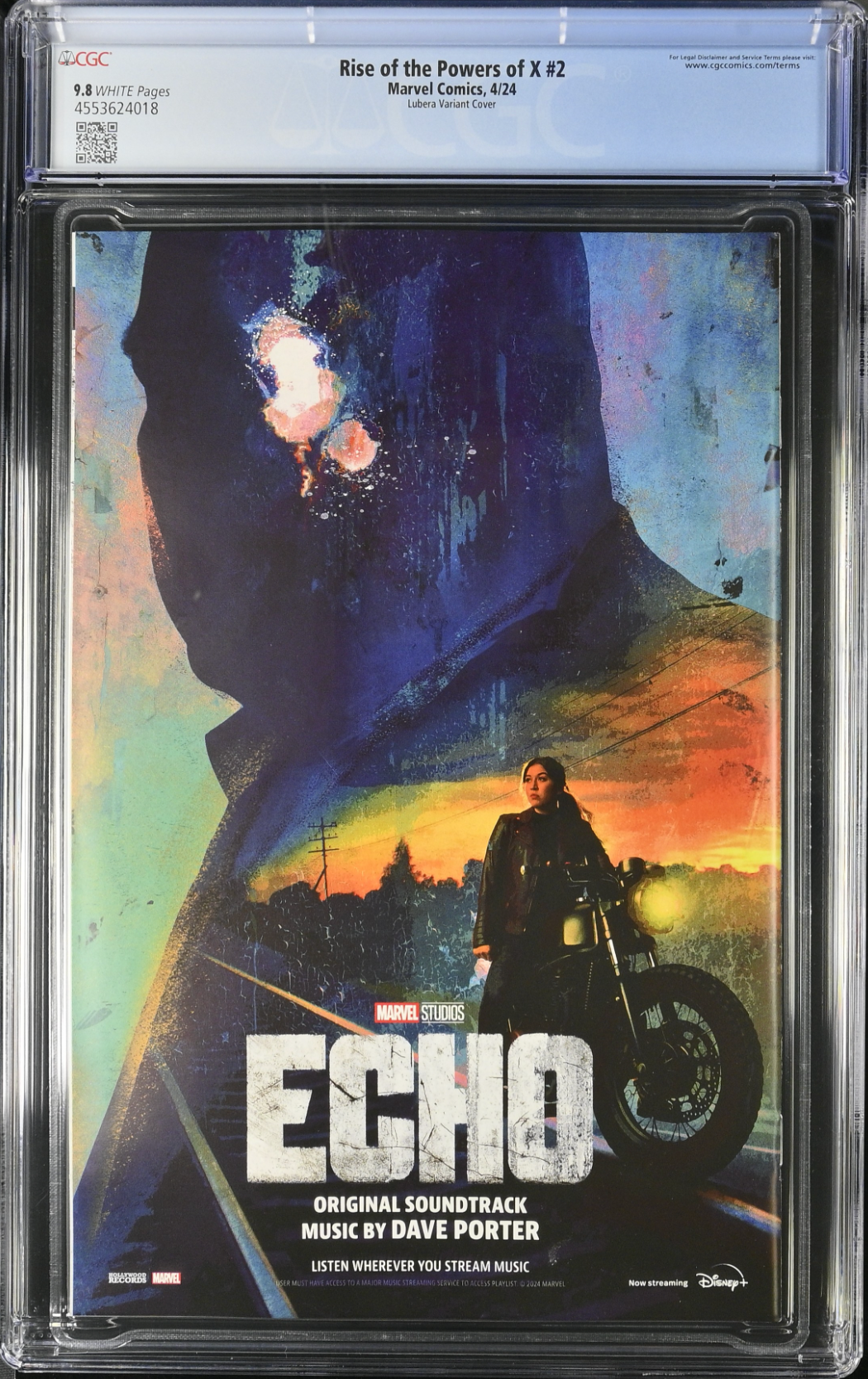 Rise of the Powers of X #2 Lubera 1:25 Retailer Incentive Variant CGC 9.8