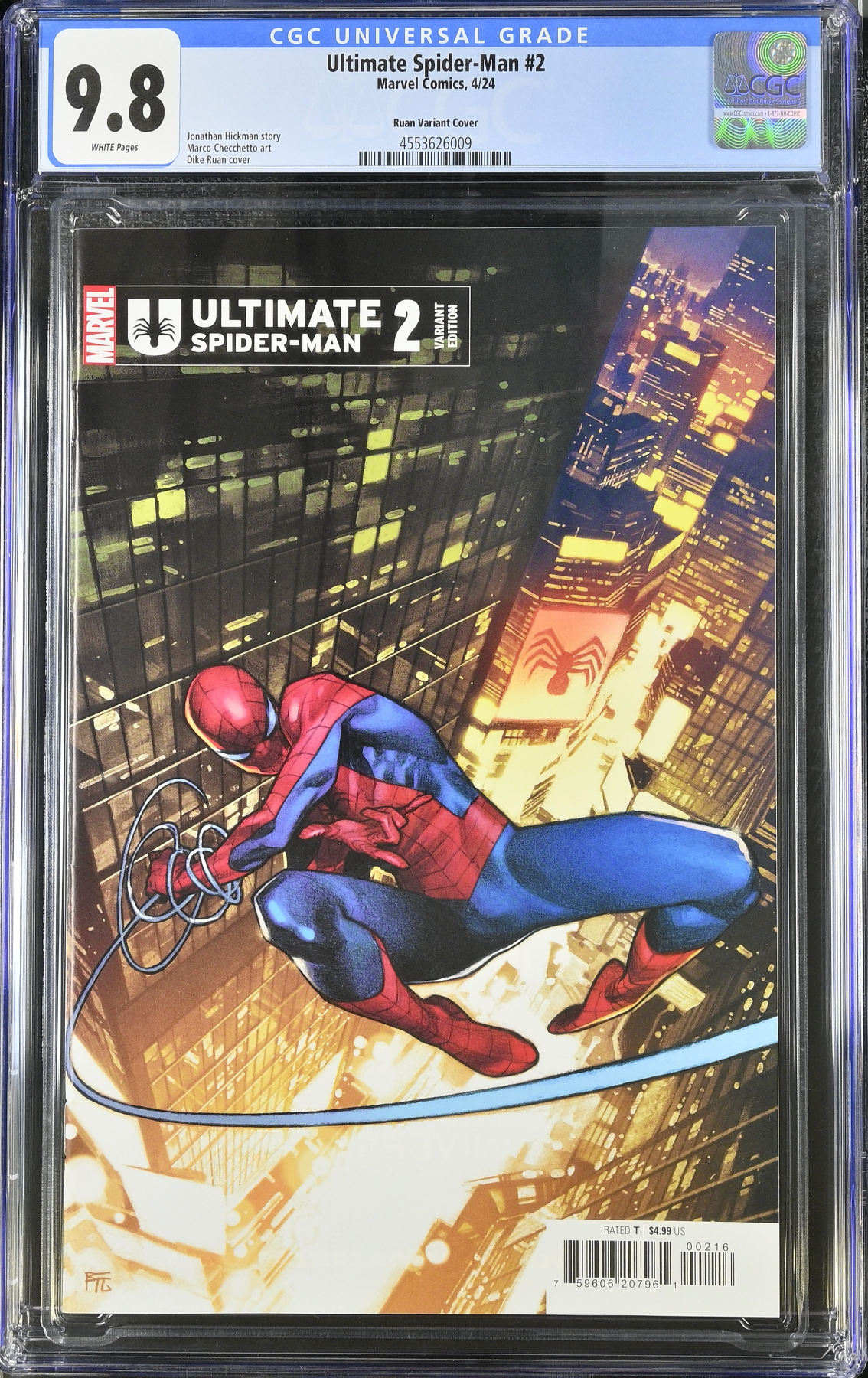 Ultimate Spider-Man #2 Ruan 1:25 Retailer Incentive Variant CGC 9.8