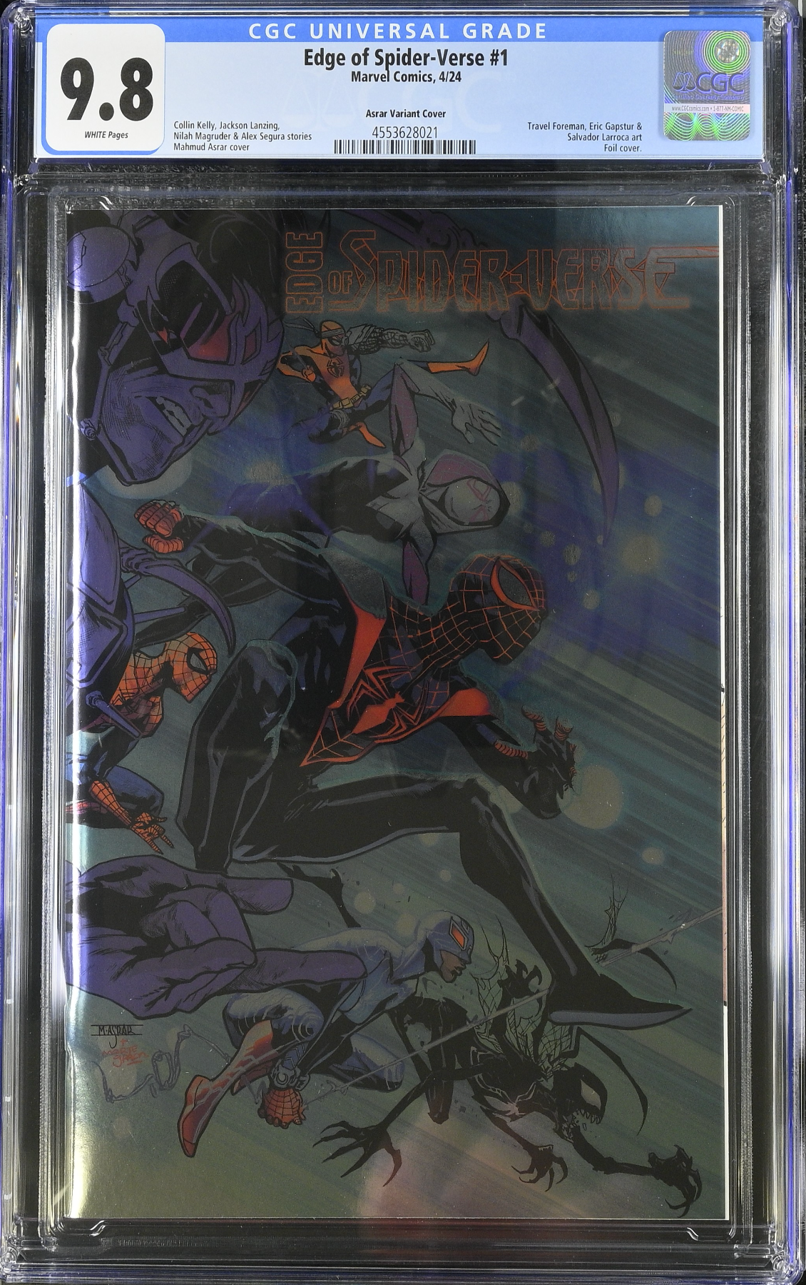 Edge of Spider-Verse (2024) #1 Asrar Foil Variant CGC 9.8