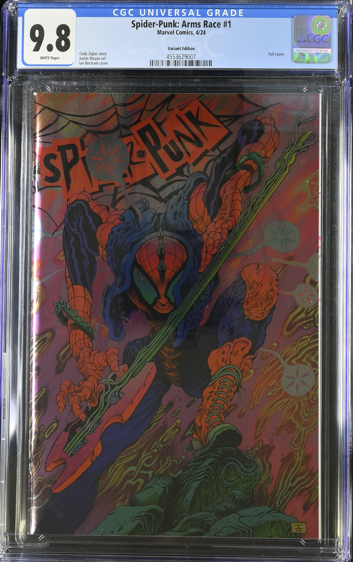 Spider-Punk: Arms Race #1 Bertram Foil Variant CGC 9.8