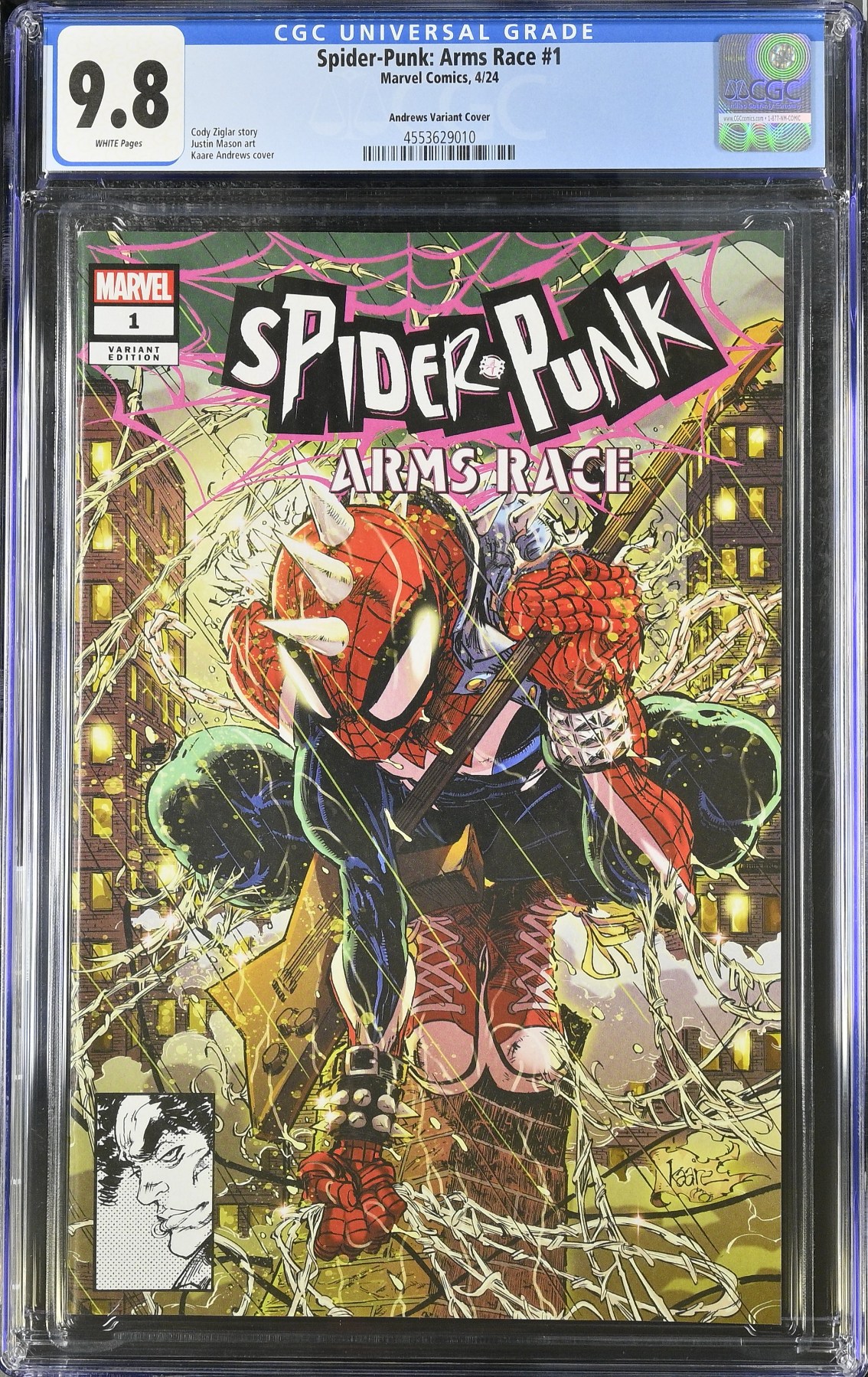 Spider-Punk: Arms Race #1 Andrews Variant CGC 9.8