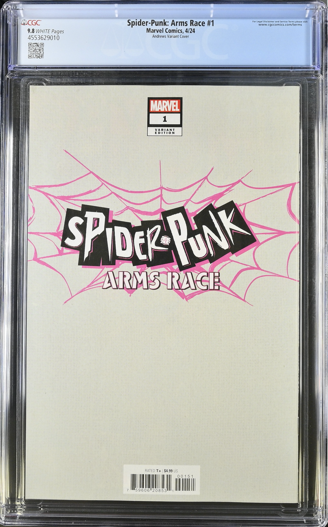 Spider-Punk: Arms Race #1 Andrews Variant CGC 9.8