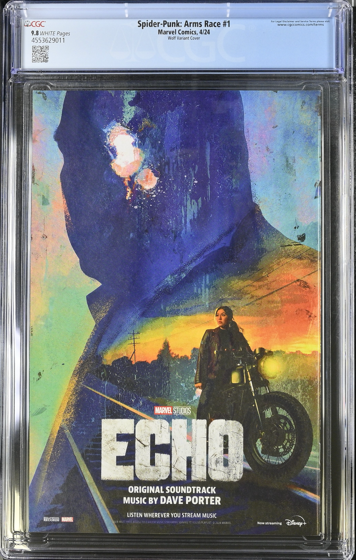 Spider-Punk: Arms Race #1 Wolf 1:25 Retailer Incentive Variant CGC 9.8