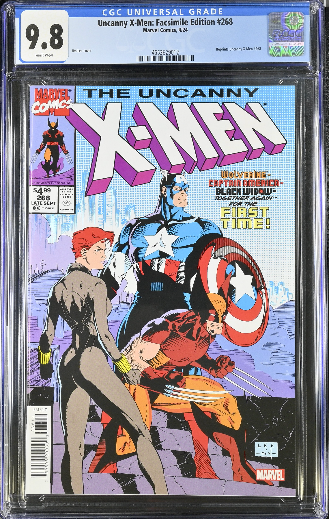 Uncanny X-Men #268 Facsimile Edition CGC 9.8