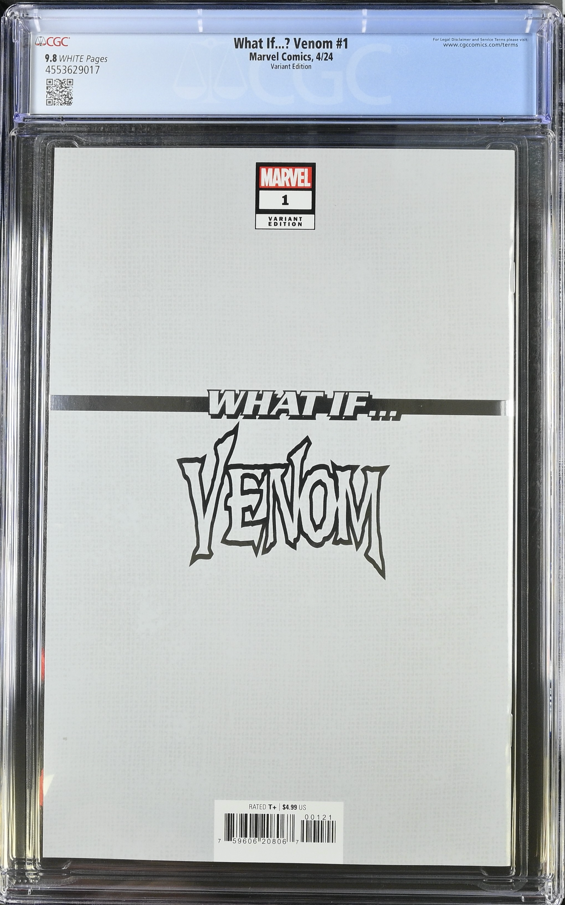 What If...? Venom #1 Siqueira Foil Variant CGC 9.8