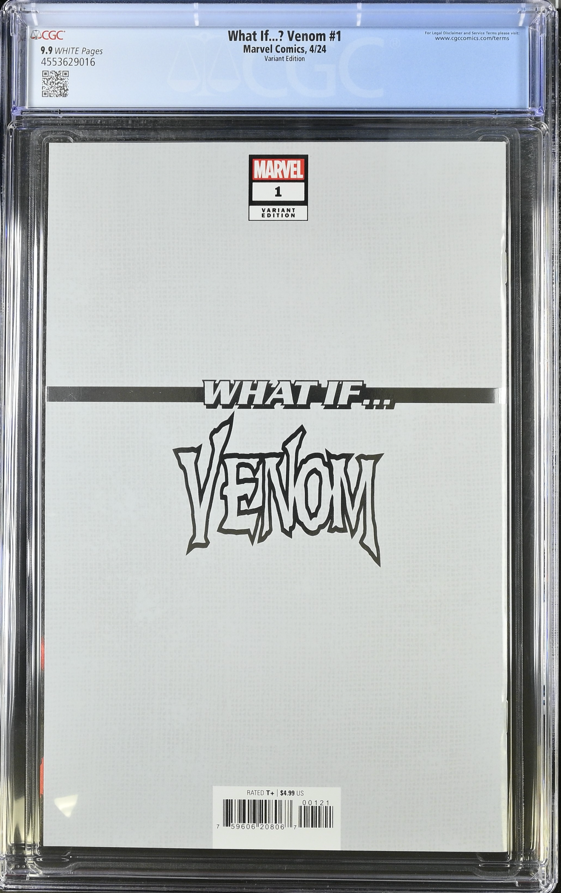 What If...? Venom #1 Siqueira Foil Variant CGC 9.9