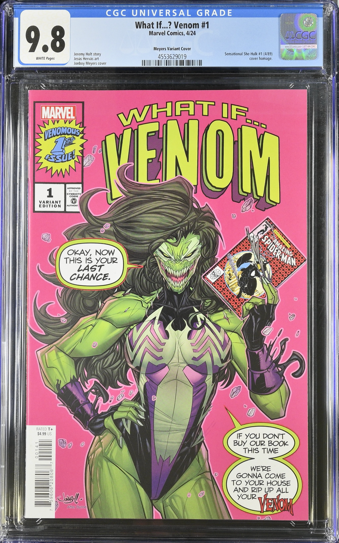 What If...? Venom #1 Meyers Variant CGC 9.8