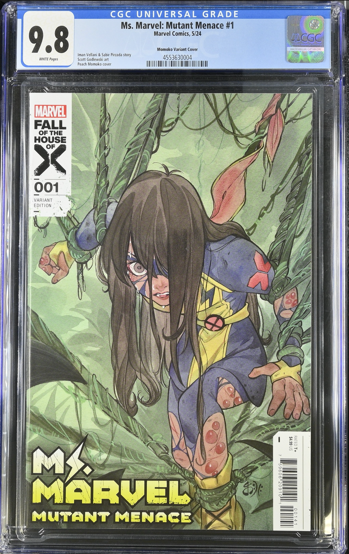 Ms. Marvel: Mutant Menace #1 Momoko Variant CGC 9.8