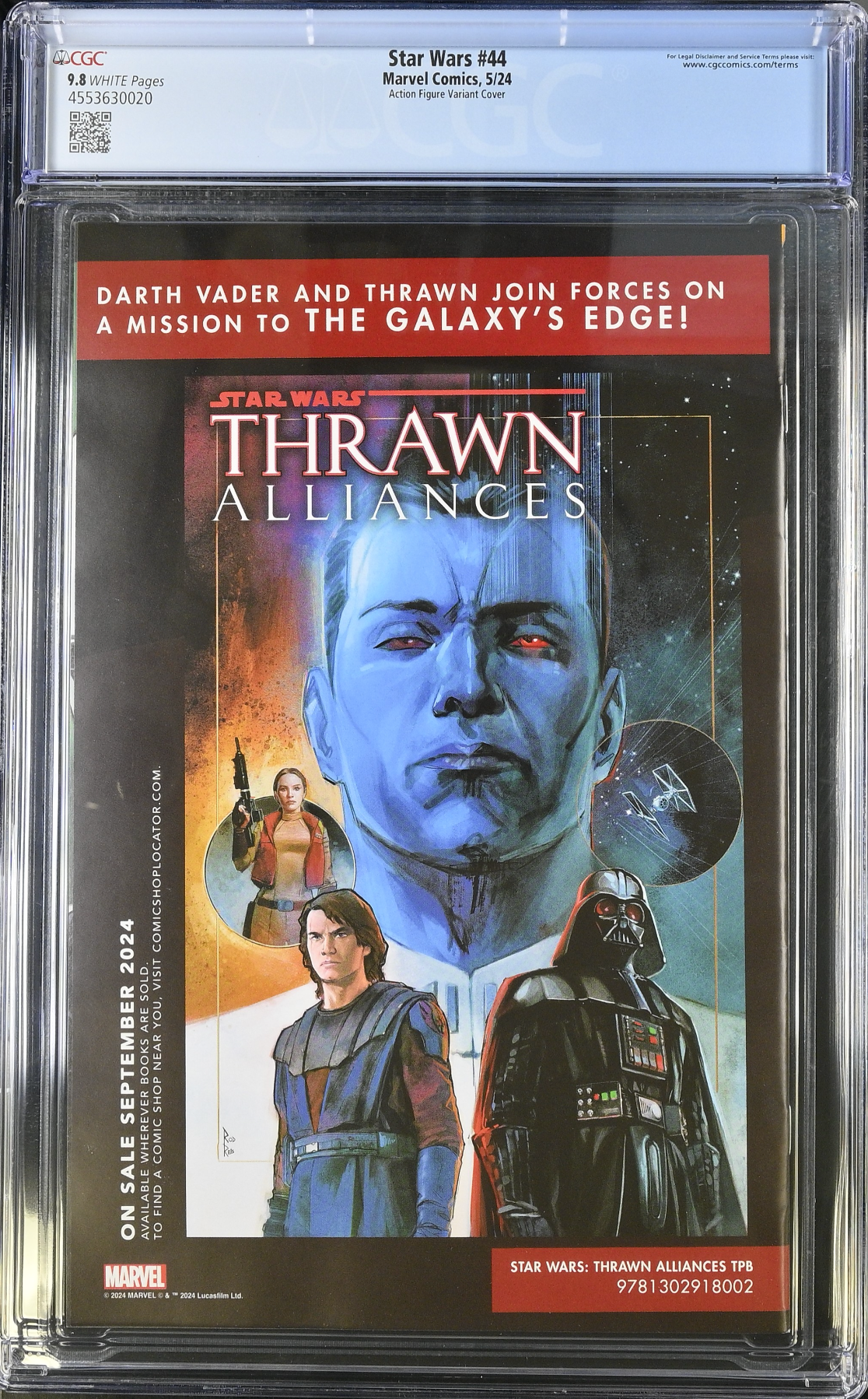 Star Wars #44 Action Figure Variant CGC 9.8