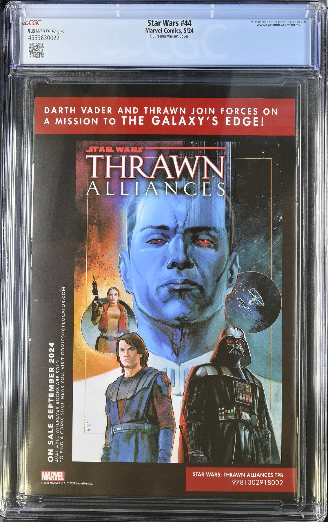 Star Wars #44 Duursema Variant CGC 9.8