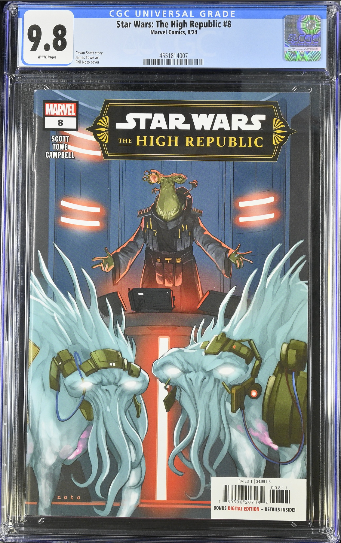 Star Wars: The High Republic (Phase III) #8 CGC 9.8