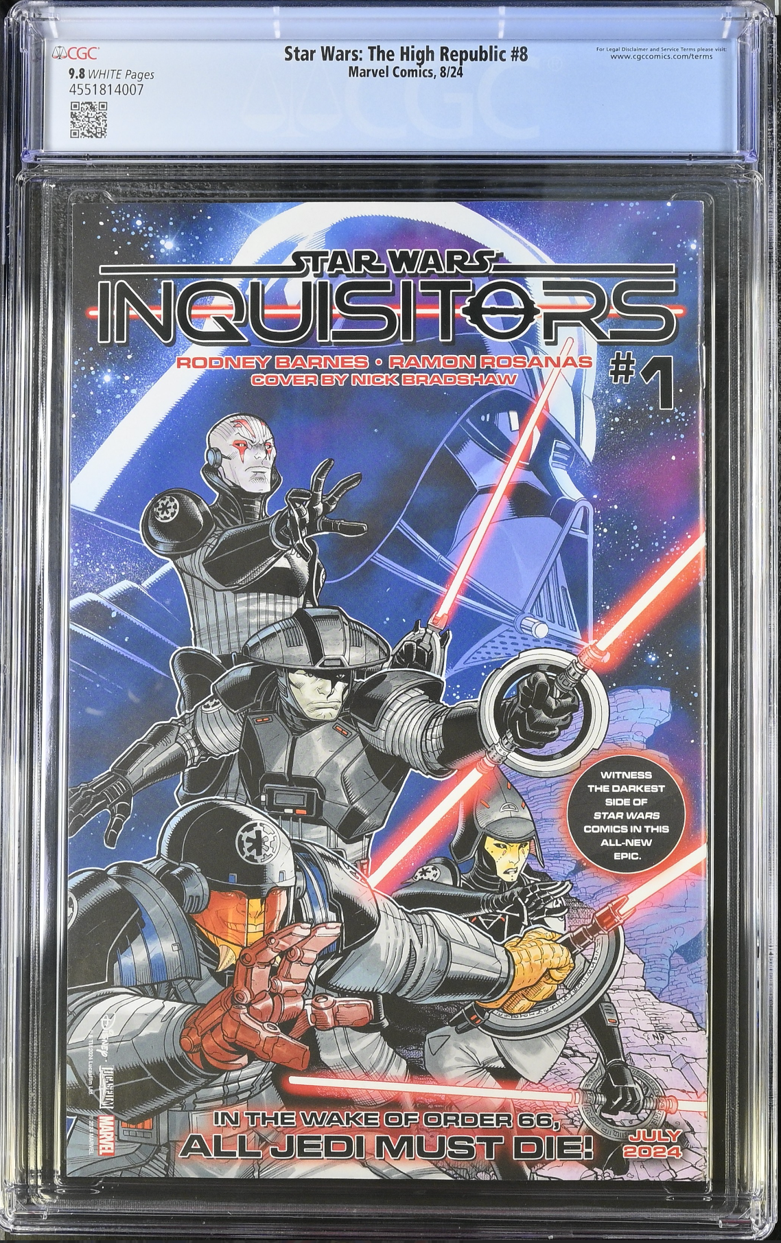 Star Wars: The High Republic (Phase III) #8 CGC 9.8