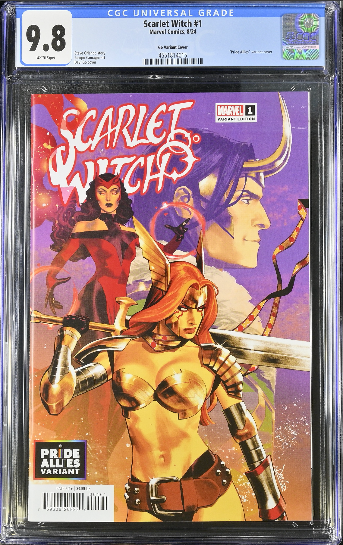 Scarlet Witch #1 Go Variant CGC 9.8