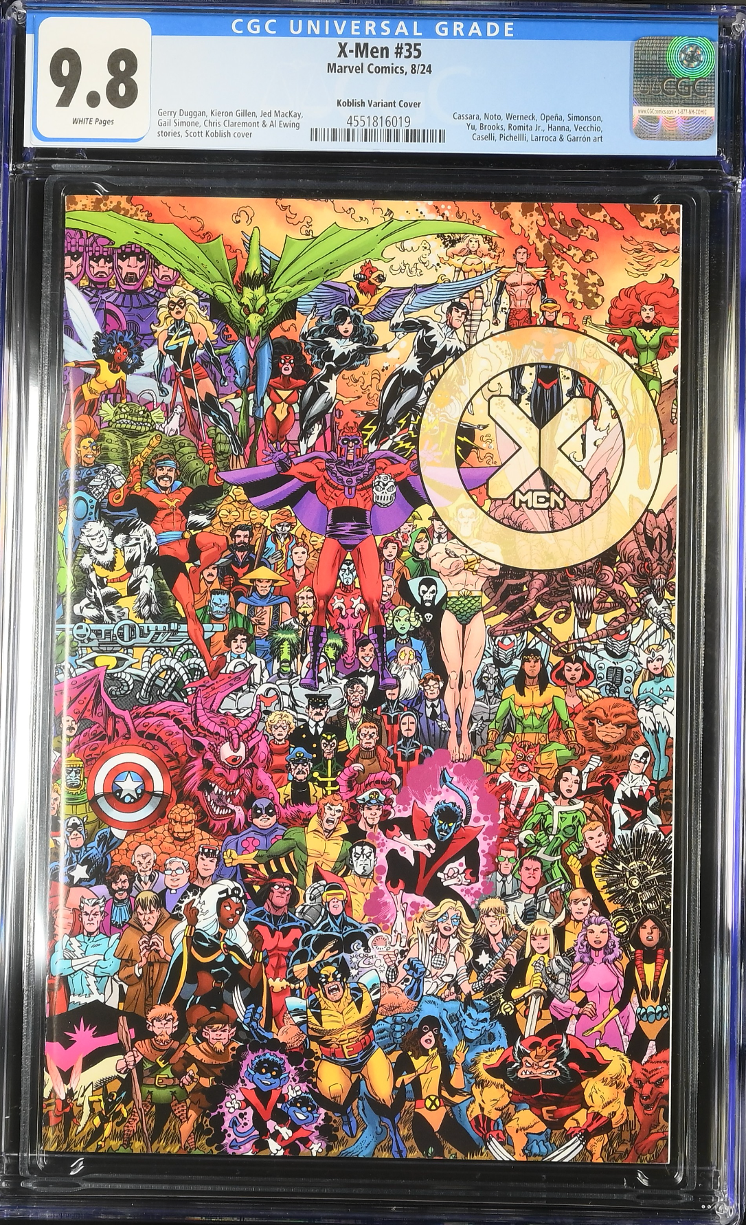 X-Men #35 (#700) Koblish Wraparound Connecting Variant CGC 9.8