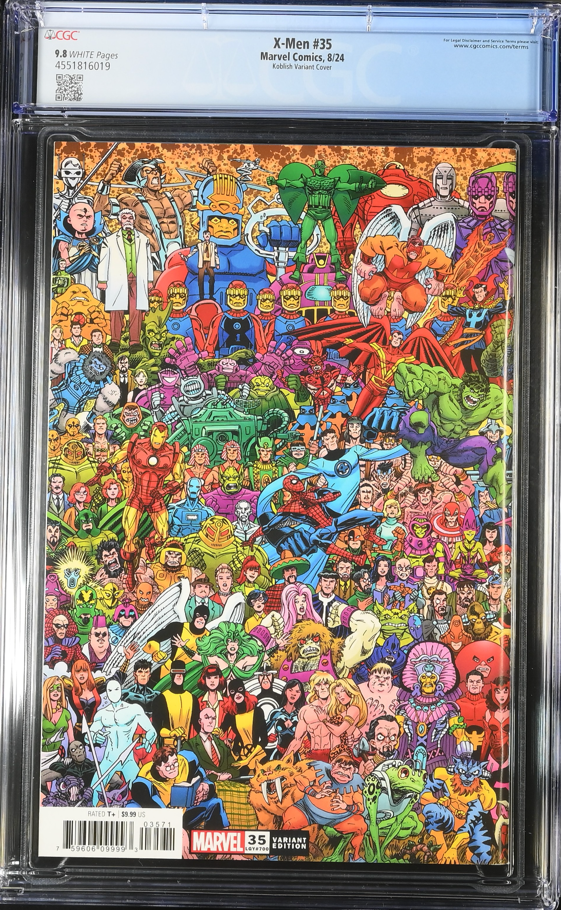 X-Men #35 (#700) Koblish Wraparound Connecting Variant CGC 9.8