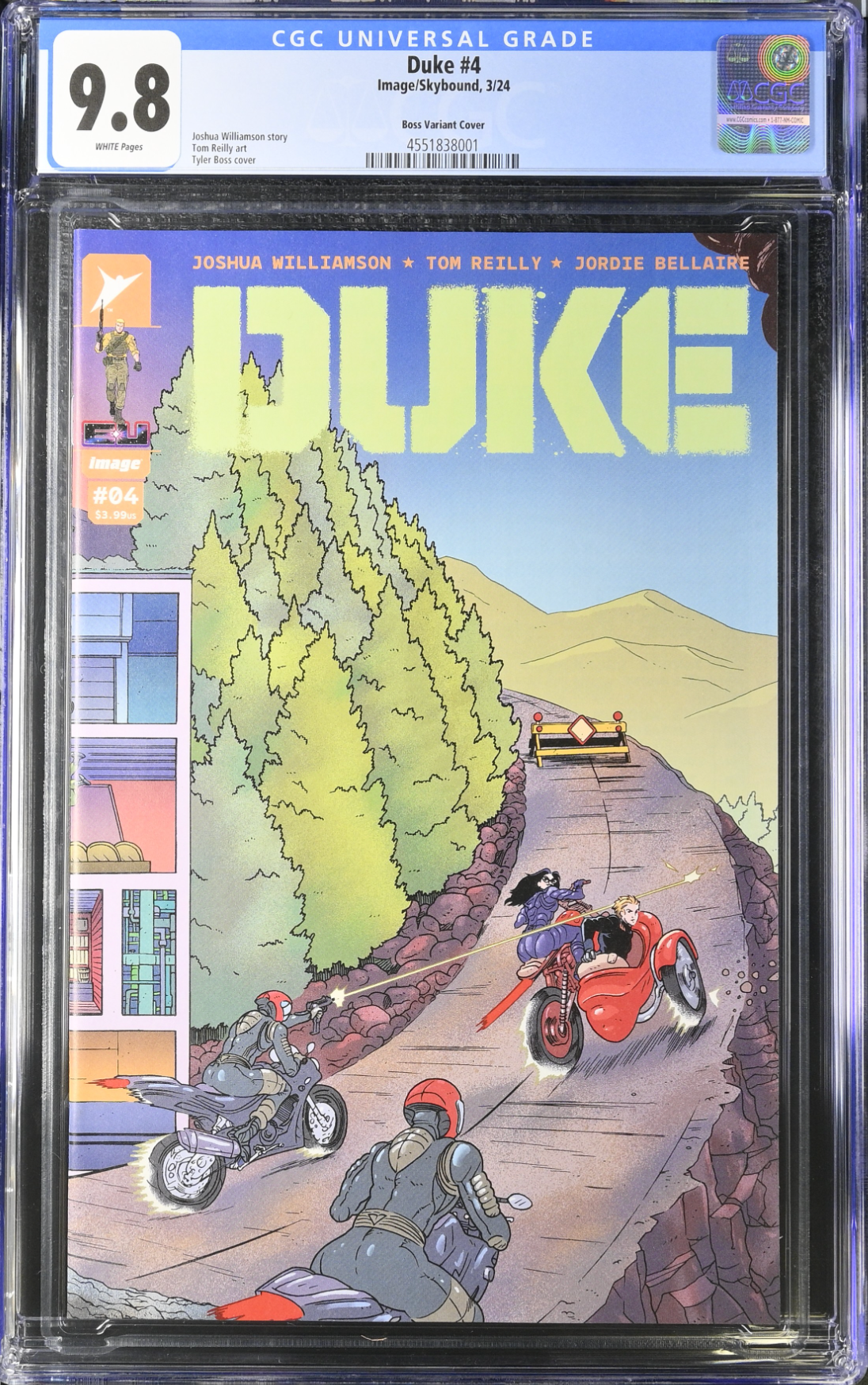 Duke #4 Boss 1:10 Retailer Incentive Variant CGC 9.8