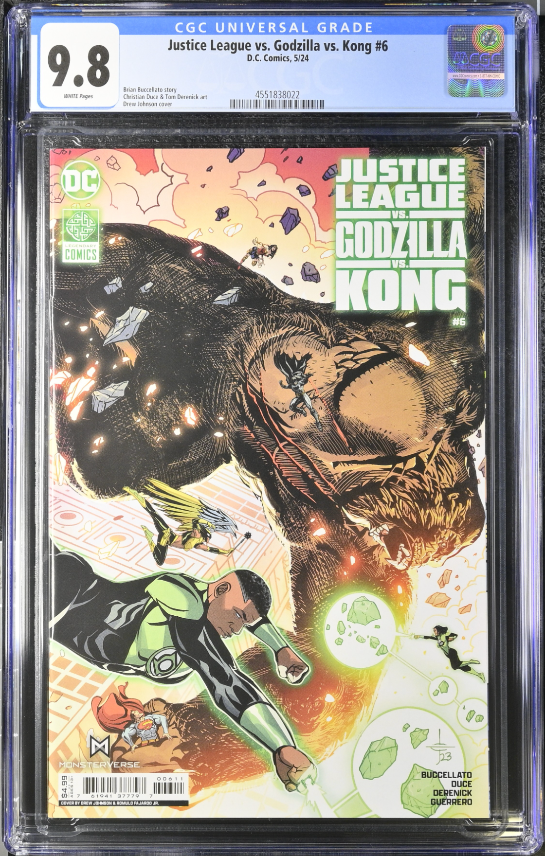 Justice League vs. Godzilla vs. Kong #6 CGC 9.8