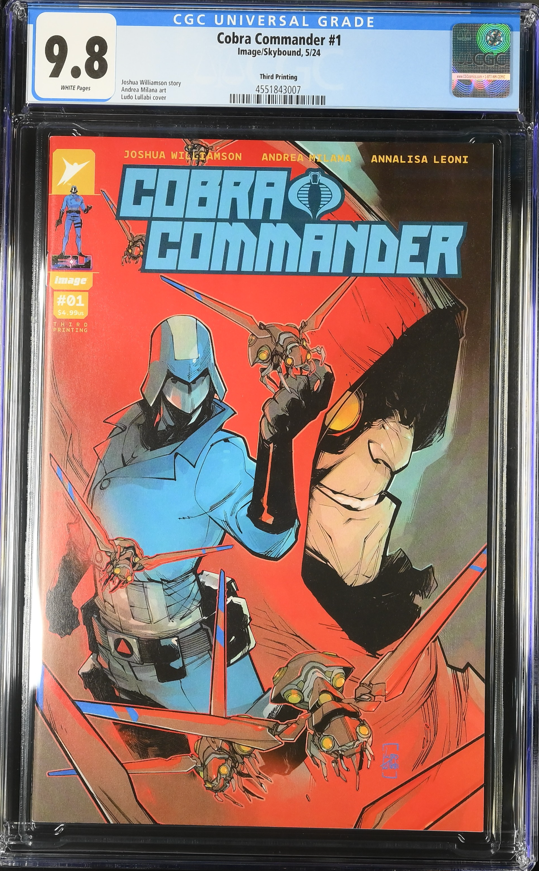 Cobra Commander #1 Third Printing CGC 9.8