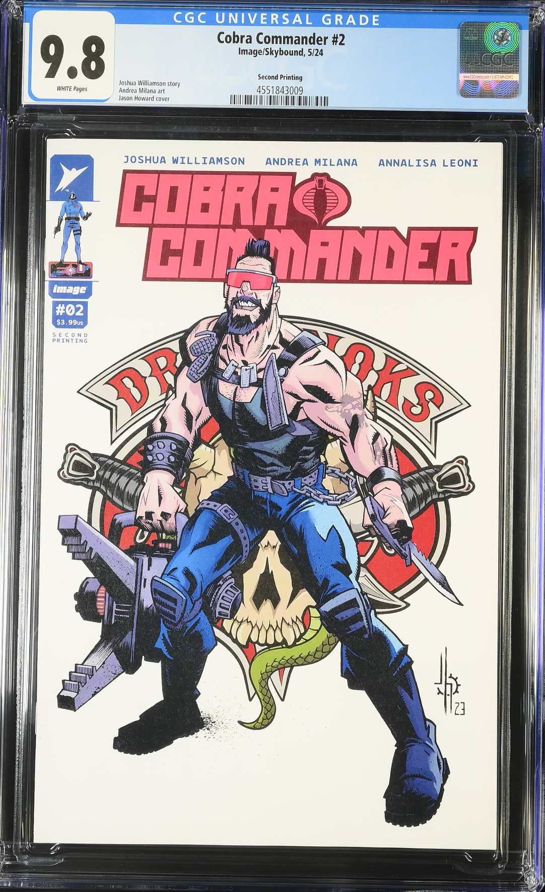 Cobra Commander #2 Second Printing CGC 9.8