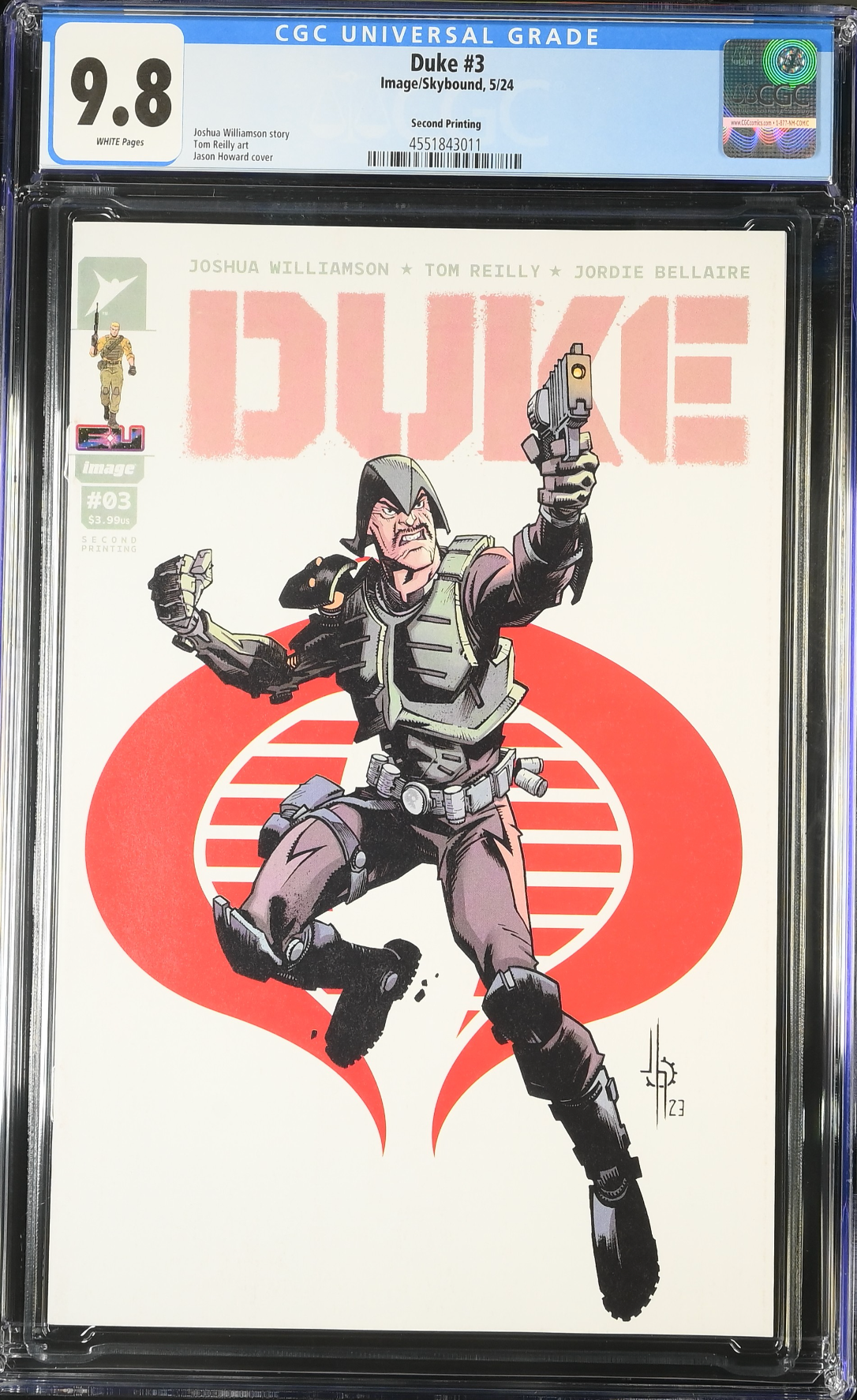 Duke #3 Second Printing CGC 9.8