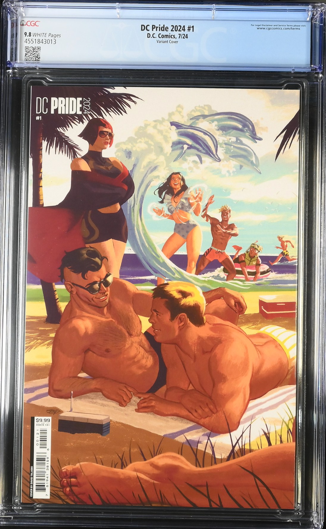 DC Pride 2024 #1 Talaski Wraparound Variant CGC 9.8