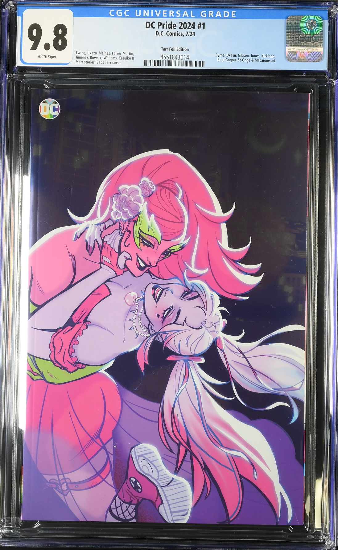 DC Pride 2024 #1 Tarr Foil Variant CGC 9.8