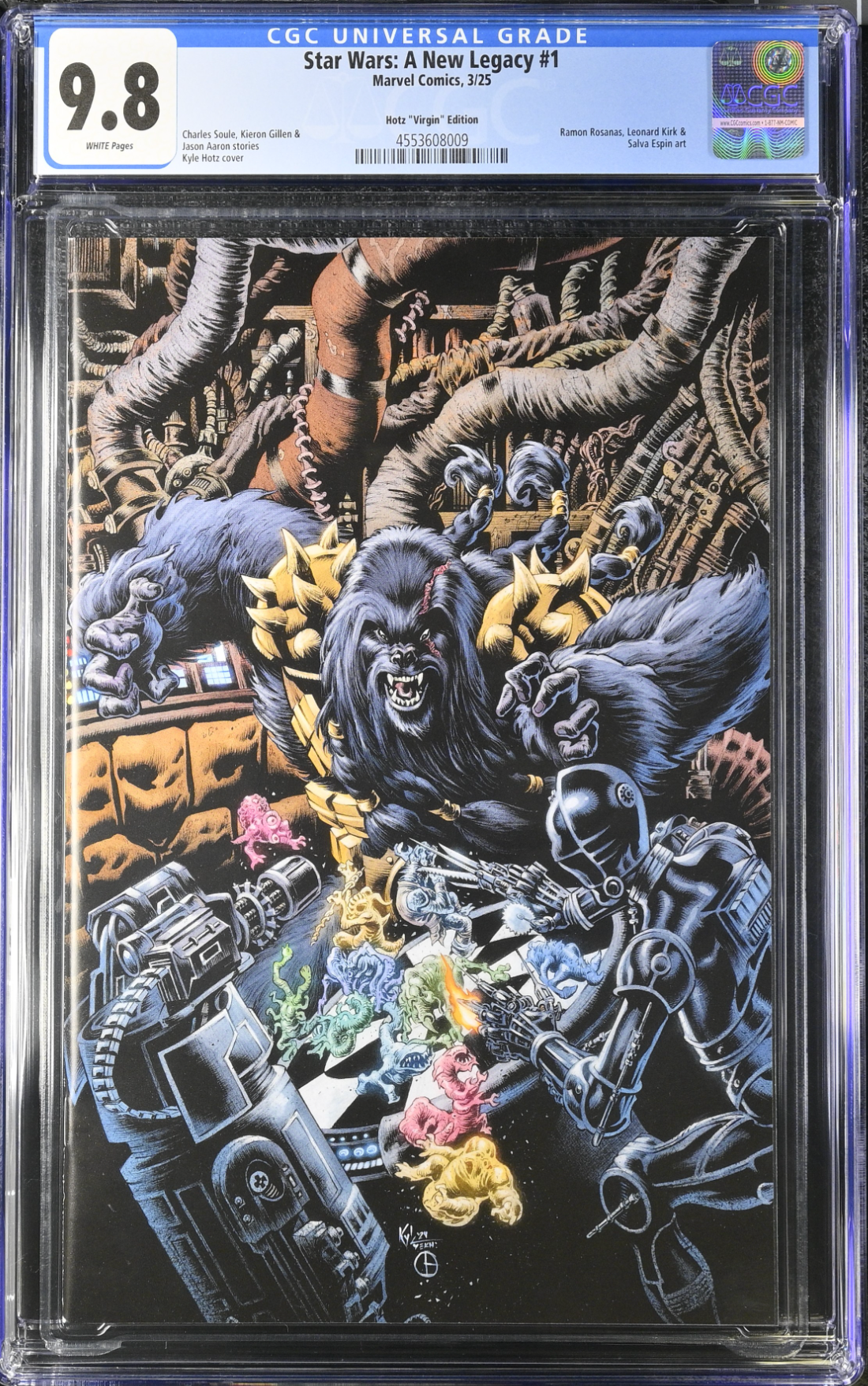 Star Wars: A New Legacy #1 Hotz 1:50 Virgin Retailer Incentive Variant CGC 9.8